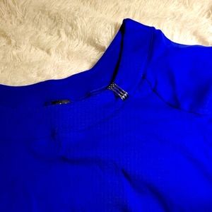 Rafaella Womens Plus Top W/Silver Ornament